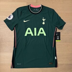 NWT - Nike 2020-21 Green Tottenham Hotspur Away Authentic Vapormatch Jersey